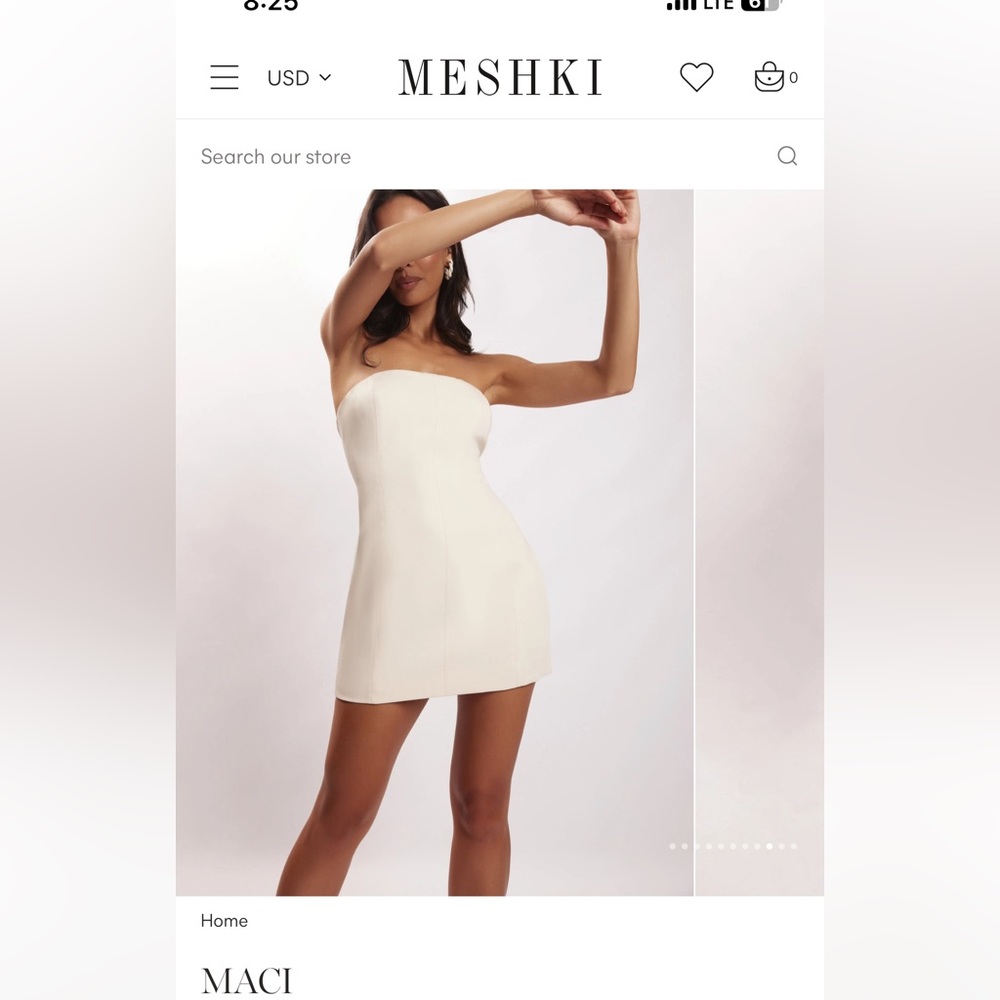 beige mini dress new size XL